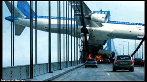 airplane crashes into bridge